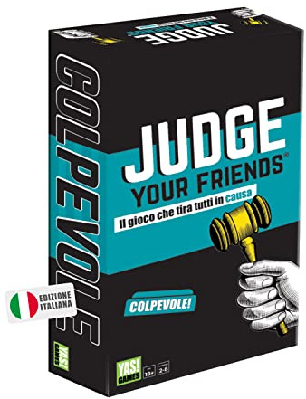 Rocco Giocattoli Judge Your Friends - Yas Games - Das Einzigartige auf Italienisch
