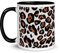 Leopard print Animal Exotic Trendy color Mug with Color Inside