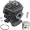 Realman 54-120-1719 T2046-12100 Gruppo anello pistone cilindro 34mm per Zenoah Komatsu G250 G2500 Redmax G2500TS Alpina A305 motosega