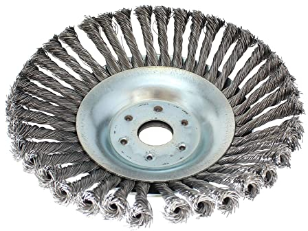 SECURA Unkrautbürste 25,4x200mm kompatibel mit Stiga Benzin-Freischneider