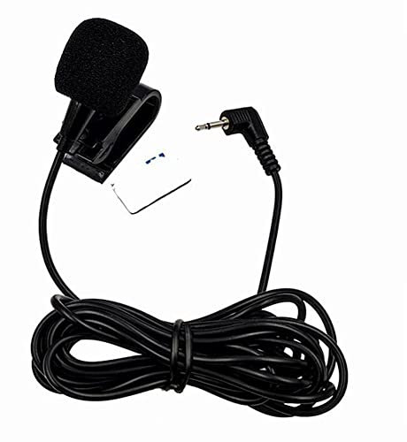 GXFCAI Auto Audio Microfono 2.5mm Clip Jack Plug Mic Stereo Mini Wired Microfono Esterno W6u0 Professionisti Dvd Per Auto Radio