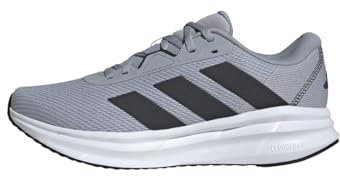 adidas Galaxy 7 Running Shoes, Zapatillas Hombre, Halo Silver Carbon Core Black, 44 2/3 EU