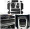 CDEFG Compatibile con Jeep Avenger 2023 2024 2025, Tappetino Antiscivolo Antipolvere Antigraffio Tappetini in Gomma Portabicchieri Auto Avenger EV Hybrid 2023 Accessori (Nero)
