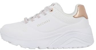 Skechers UNO Lite Sneaker, White, 30 EU