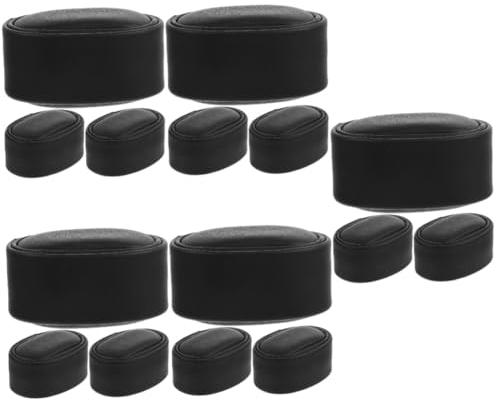 PACKOVE 15stücke Uhrenkissen Aus Pu Schmuckdisplay-Pillow Für Armbänder Und Uhren Bequemes Formstabiles Kissen Zur Aufbewahrung Und Präsentation Von Schmuck Schwarz
