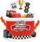 Happy Birthday Kuchen Deko,Dekoration Kuchen,Spielzeug Auto Set,Geburtstag Tortendeko Cars,Tortendeko Auto,Tortendeko Kindergeburtstag (Rot)