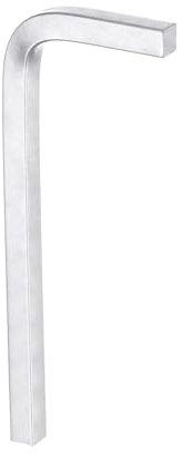 QUARKZMAN 1pz Set Chiavi Testa Quadrata Forma L, Acciaio Cromo-Vanadio 6 Mm, 4 Punti, Chiave 4 Punti Bulloni per Riparazioni Domestiche Base, Progetti e Applicazioni Generali, Argento