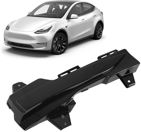 KEAAN 1 Paar Auto Nebelscheinwerfer Abdeckung Gitter für Tesla Model 3 2017-2024, Auto Frontstoßstange Lüftungsgitter Nebelscheinwerfergitter Ersetzen Zubehör