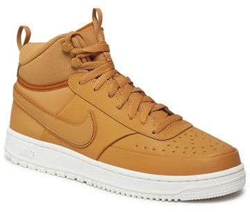 Nike Court Vision Mid Winter Sneaker Schuhe (Gold, EU Schuhgrößensystem, Erwachsene, Numerisch, M, 44)
