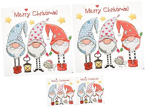 ULDIGI 4 Stück Gnome-transfer-patches Für Kleidung Taschen Kissen Wärmeübertragung Diy-dekoration Abs-material Einfach Anzuwenden