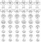 PH PandaHall 48pcs Capuchons de Perles en Argent Sterling 925 4 embout de Perle de Style Fleur Embouts de Perles Embouts de Breloques en Filigrane pour Bijoux de Bracelets de Colliers