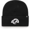 '47 NFL Los Angeles Rams Unisex Cuff Knit, Beanie, Team Logo, Farbe Schwarz