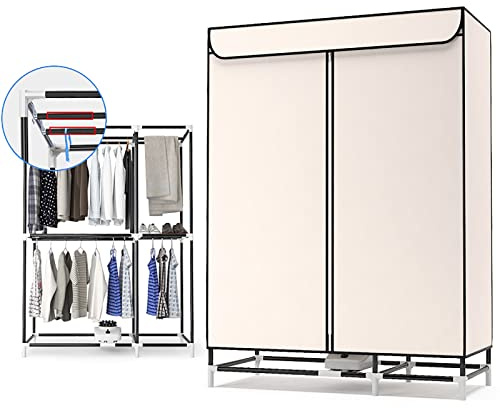 Stendibiancheria elettrico riscaldato 850 W, piccolo essiccatore domestico con tenda antipolvere a basso consumo in acciaio inox asciugatrice per tutti i tessuti 220 V (bianco 2)