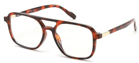 FEISEDY Retro 70er Jahre Blaulichtfilter Brille Damen Computerbrille Herren Blaulicht-Blockierende PC Gaming Brille B0265