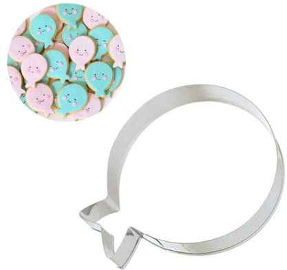 PartyKindom Edelstahl Ausstechform Luftballon Form Keks Backförmchen Backen Diy Kuchen Dekorieren Für Kuchen Cookies Schokolade Backwerkzeug