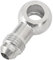 Aramox Banjo Fuel Hose Fitting 8mm to AN ‑ 4 Banjo Fuel Line Connector Stainless Steel High Pressure Proof for Pipeline Fluid Flow Control