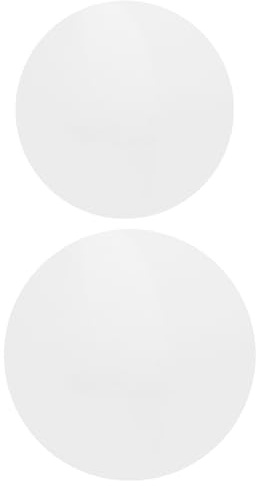 COHEALI Round Gel Printing Plates Set 5.91 in and 7.09 in Reusable Gel Printing Plate for Scrapbooking Card Making Art Journaling Monoprinting Easy Clean Craft Plate for Home Studio Use