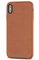 KANVASA iPhone XS Max Leder Case Lederhülle Braun Skin Ledertasche Echtleder Cover für Original iPhone XS Max/10s Max - Rindsleder Schutzhülle Hülle Ultra dünn - Optimaler Schutz & edles Design