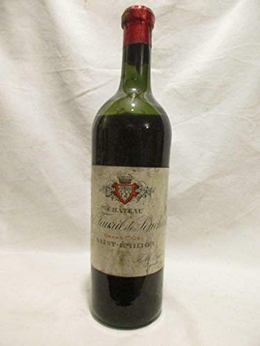 saint-émilion château petit faurie de souchard grand premier cru (années 1920 à 1935 avant guerre bouteille soufflée) rouge années 20/30 - bordeaux