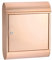 MEFA Briefkasten Topaz 842 Kupfer (Postkasten mit Sicherheitsschloss, 430x340x150 mm) 842800M