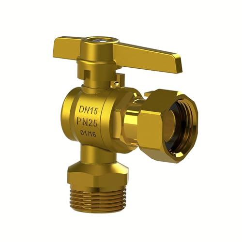 Arco - Robinet compteur eau - Robinet de compteur ACS équerre - PN 25 DN15 - Mâle 3/4 (20/27) Écrou libre 3/4 (20/27) - Arco