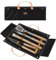 Esschert Design Denim BBQ Grillbesteck-Set in praktischer Tasche