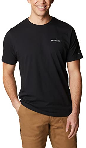 Columbia Men's Thistletown Hills Short Sleeve, Short Sleeve T-Shirt, Black, XX-Large