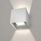Ledvion - Applique LED Dimmable, 6W, 3000K Blanc Chaud, IP54, Blanche & Carré, Éclairage Up&Down, Intérieur/Extérieur