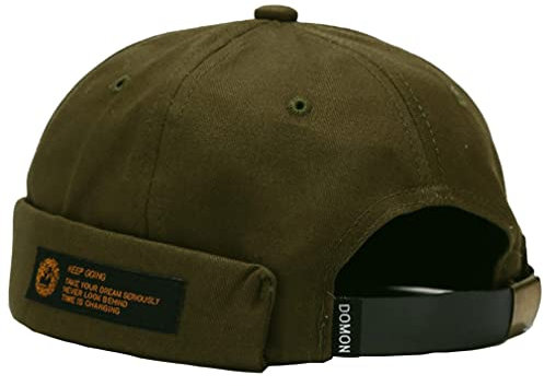 Unisexe Coton Docker Cap Casquette sans Visiere Homme Femme Bonnet Docker Hat Bonnet Docker en Coton Casquette sans Visière Bonnet de Marin Homme Femme