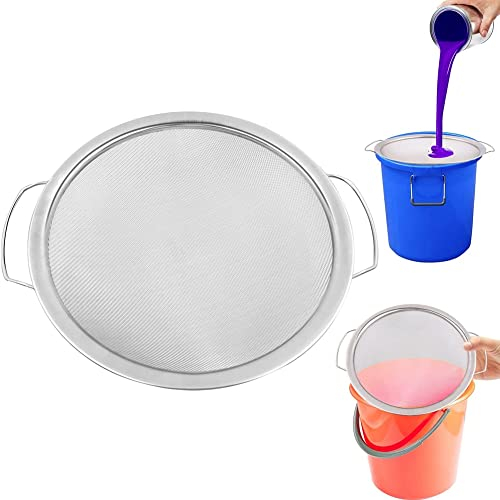 RATRIG 60 Mesh 304 Stainless Steel Fine Mesh Paint Strainer, Paint Bucket Filter Impurities