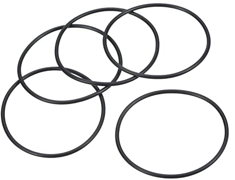 PATIKIL 20Stk Dichtungsringe O-Ringe Gummidichtung 60mm AD 56mm ID 2mm Dicke Nitrilgummi Unterlegscheibe Dichtungssatz Gummischeiben für Auto Klimaanlage Wasserhahn Rohr Schwarz