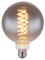 GLOBO LED Lampe Leuchtmittel Filament 8 Watt warmweiß 2000 Kelvin 280 Lumen E27 Fassung Glas rauchfarben dimmbar, DxH 12,5x17,7cm