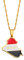 SMBHIAON Anhänger-Halsketten Mit Karte Der Republik Irak, Lange Unisex-Chokerhalsketten, Anhänger-Halsketten, Größenverstellbare Kette, Personalisierte Halskette Für Jeden Tag, Gelb, 45 cm