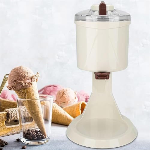 GEJLELDS Ice Cream Maker, Fully Automatic Mini Fruit Soft Serve Ice Cream Machine, Healthy, Dairy Free, Simple One Push Operation, for Home DIY Kitchen