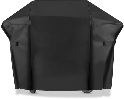 Grillabdeckung, 58 Zoll (147,3 cm), für Weber Genesis II, Genesis II LX 300 Serien- und Genesis 300 Serien, strapazierfähig, wasserdicht, UV- und lichtbeständig, ersetzt Weber 7130