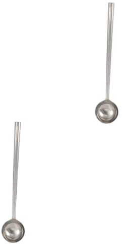 Ciieeo 2 Pièces Cuillère à Frire Cuisine En Acier Inoxydable Cuillères à Soupe En Acier Inoxydable Ustensiles De Cuisine Chinois Louche Alevins Chinois Ustensile De Cuisine Outil Ménage