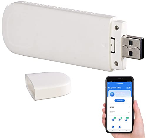 simvalley MOBILE 4G/LTE-Surfstick, bis 150 Mbit/s, bis zu 8 Nutzer, Versandrückläufer (SIM Adapter)