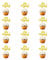 36 Stück Oh Baby Shower Cake Toppers, Oh Baby Cupcake Toppers, Gold Muffin Topper Geburtstag, Glitzer Cupcake Deko für Hochzeit Geburtstag Party Kuchen Dekorationen Jubiläen Party Dekoration