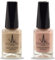 (2Pcs Set) Henna Infused Halal Nail Polish Water Permeable Nail Polish Wudhu and Vegan Friendly Long lasting Shiny Nail polish (Rose Gold + Dusty Pink)