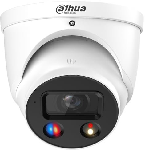 Dahua Turret WLAN Kamera IPC-HDW3449HP-AS-PV-0280B-S5 Wizsense Überwachungskamera mit 4 Megapixel Auflösung, Kamera für außen, professionelle Outdoor WiFi IP Kamera/Netzwerkkamera