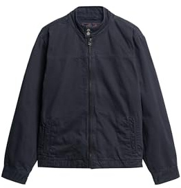 Superdry Herren Classic Harrington Jacke lockere Passform
