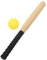 COSMEVIVI 1 Set Eva Mazza Da Baseball Giocattoli Per Bambini Giocattoli Per Bambini Mazza Da Baseball Per Adolescenti Accessorio Per Bambini Mazza Da Baseball Coperto Interattivo