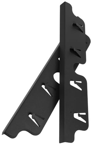 Mipcase Cache Plaque Electrique Installation Facile et Design Élégant Lot de 4 Pièces en Fer 16cm pour Combleur D'espace Comptoir Cuisinière Cuisine