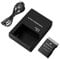 KWTOUL MH-24 Battery Charger & EN-EL14 EN-EL14a Battery Pack 2050 mAh Compatible with Nikon D3100 D3200 D3300 D3400 D3500 D5100 D5200 D5300 D5500 D5600 DF Coolpix P7000 P7100 P7700 P7800 Cameras
