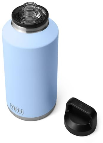YETI Rambler - Borraccia da 1950 ml, isolamento sottovuoto, a tenuta stagna, in acciaio inox, con tappo chug, Big Sky Blue