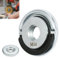 M14 Quick Clamping Nuts 45mm Quick Release Angle Grinder Nut Attachments Heavy Duty Locking Retaining Flange Nut with Pull Rin for Dewalt Milwaukee Grinder Makitav Most Angle Grinder