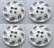 SET 4 COPRICERCHI COPPA RUOTA COPRIRUOTA BORCHIE CERCHIO 14 Specifiche per Punto modello 188 prodotte dal 1999 al 2010-392/14