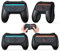 FYOUNG - Juego de 4 manijas remotas para mando a distancia, color negro