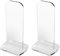 Gralara Set of 2 Boxing Glove Display Holder for Autographs And Storage on Countertops, Clear