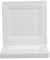 MAGICLULU 25 Pièces Assiettes Papier Carrées Blanches pour Événements Air Camping Bbq Vaisselle à Usage Unique pour Dîners Apéritifs